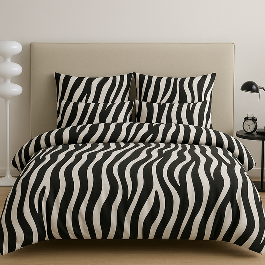Pościel Bawełniana - Zebra Luxe